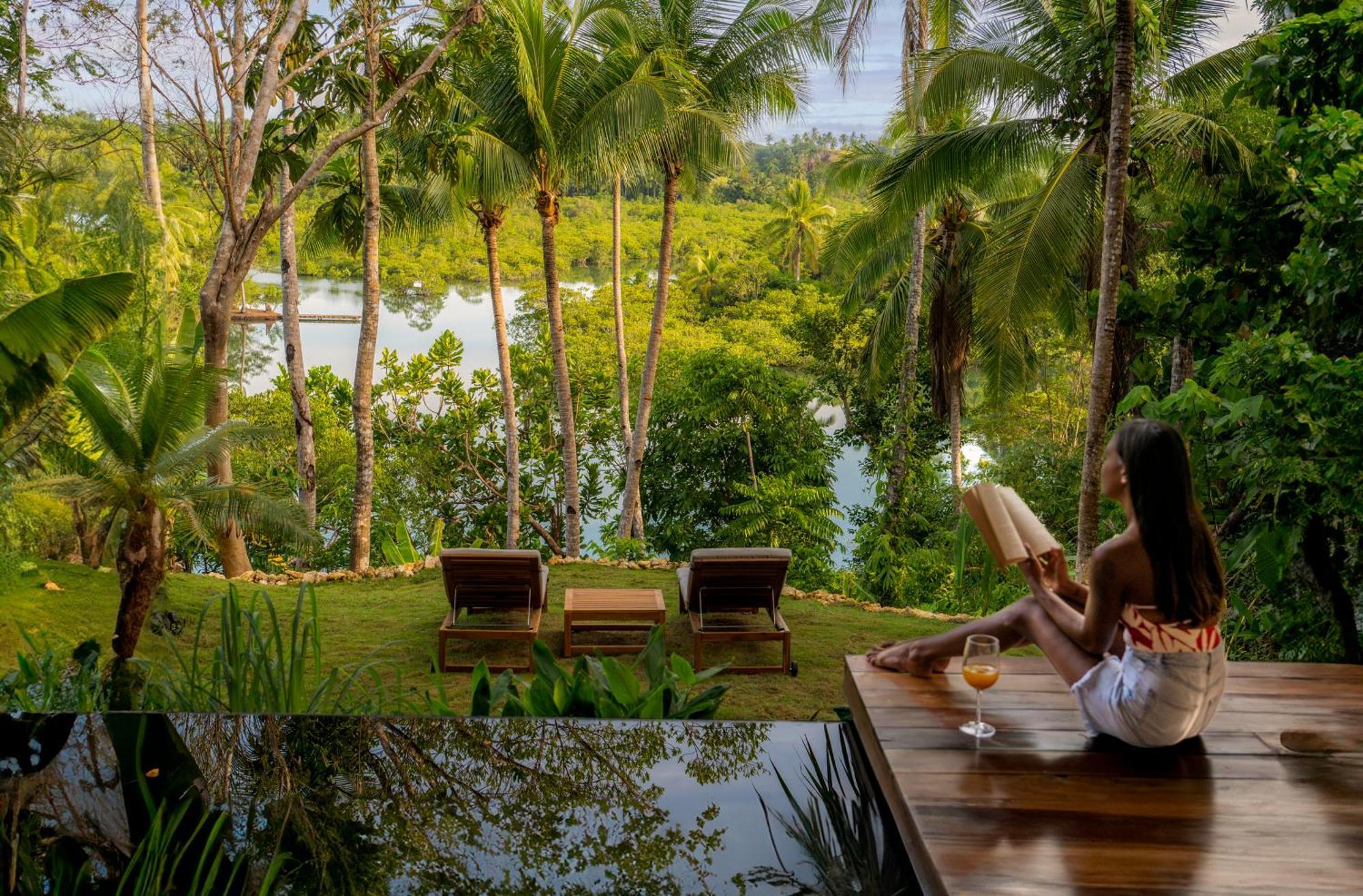 Private Villa With Pool - Kalani River Villas General Luna  Kültér fotó
